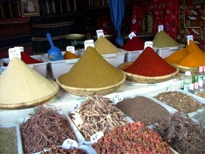 In de soek van Agadir een grote keuze van kruiden