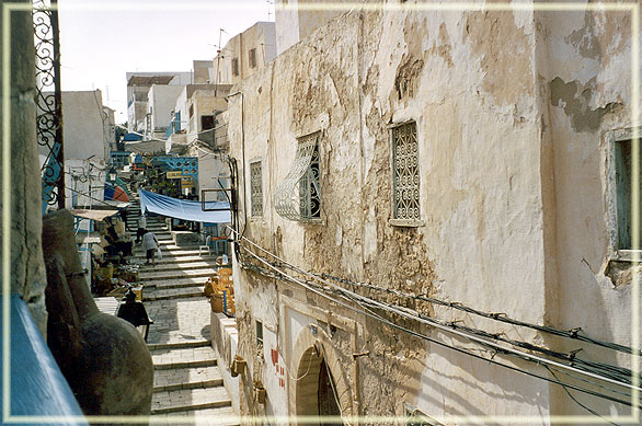 straatje in de soeks van Sousse