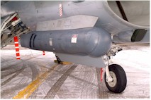 De LANTIRN pod, het instrument bij uitstek voor een chirurgisch precies bombardement.