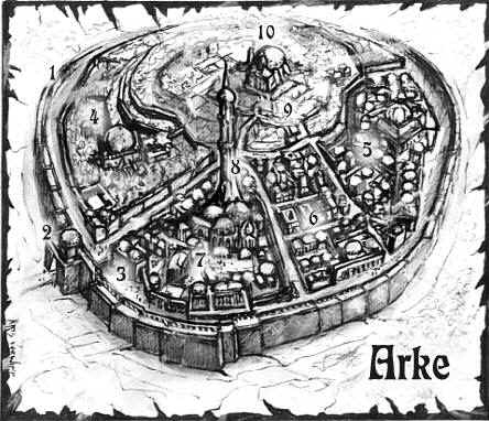 Arke city map