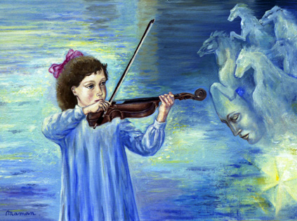 Véronique au violon