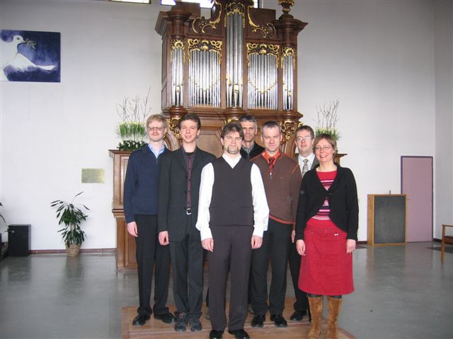 groepsfoto organistiek