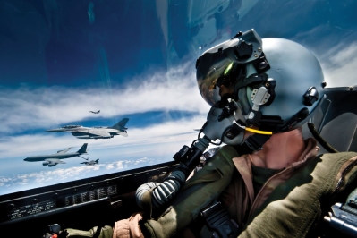 Air to air refueling a standard procedure in modern operations.