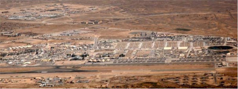 Overview of Kandahar Air Field with the rest and relief area.