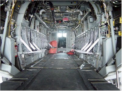 Een nuttige binnenruimte voor de Osprey van 2x2x8 meter, een volume dat kan tellen.