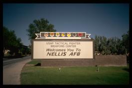 Hoofdingang Nellis AFB
