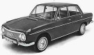 DKW F102 uit 1964 , diende als basis voor de Audi 60, de eerste naoorlogse Audi