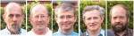 v.l.n.r.: de webmaster Raf van der Donckt, Paul Thomaes, Frdric Thomaes, Albert Thomaes, Herman Gevaert (klik aan om te vergroten)