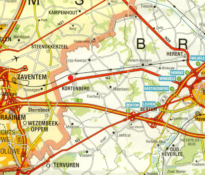 kaart Midden-Brabant