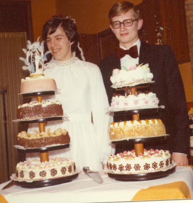 Huwelijk van webmaster Gustaaf Salens met Lut Peeters op 5 april 1978