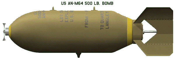 AN-M64 500LB BOMB