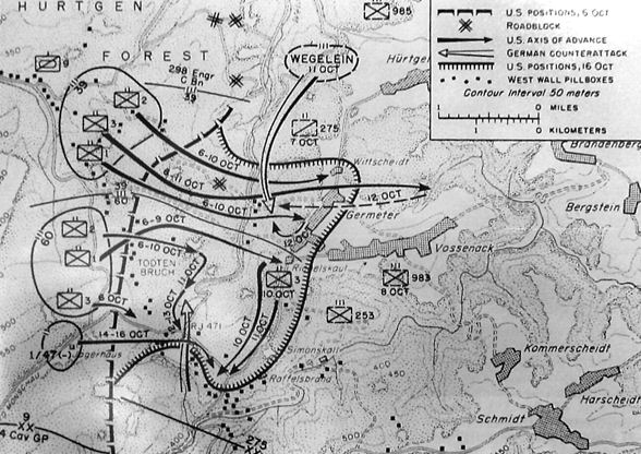 US POSITIONS OCT. 8, 1944