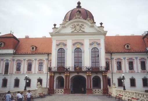 Front of the Grassalkovich Palace.