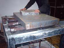 preparing the lithographic stone