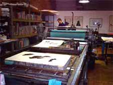 offsetpress for lithographic stone